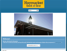 Tablet Screenshot of haymarketcofc.org